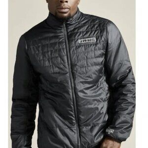 Rhone x Peloton Quilted Jacket Full Zip Green Puffer Insulated Size Large